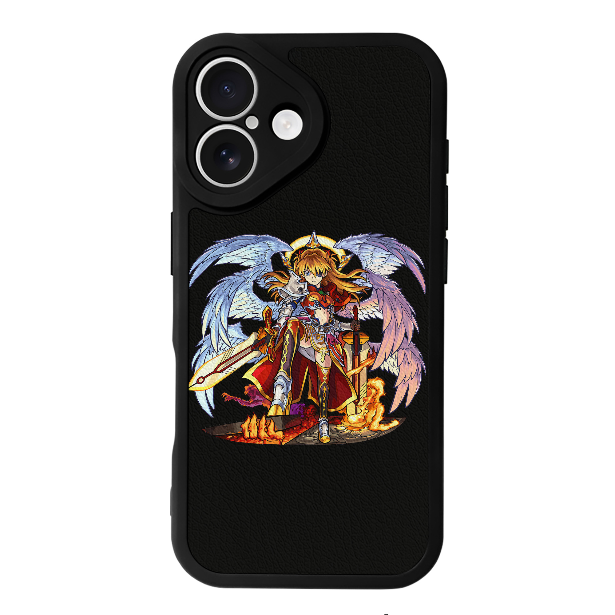 （画像用） EVA 新世紀エヴァンゲリオン 【iPhone 16シリーズ対応】シリコンスマホケース（レザー調） 材質：シリコン